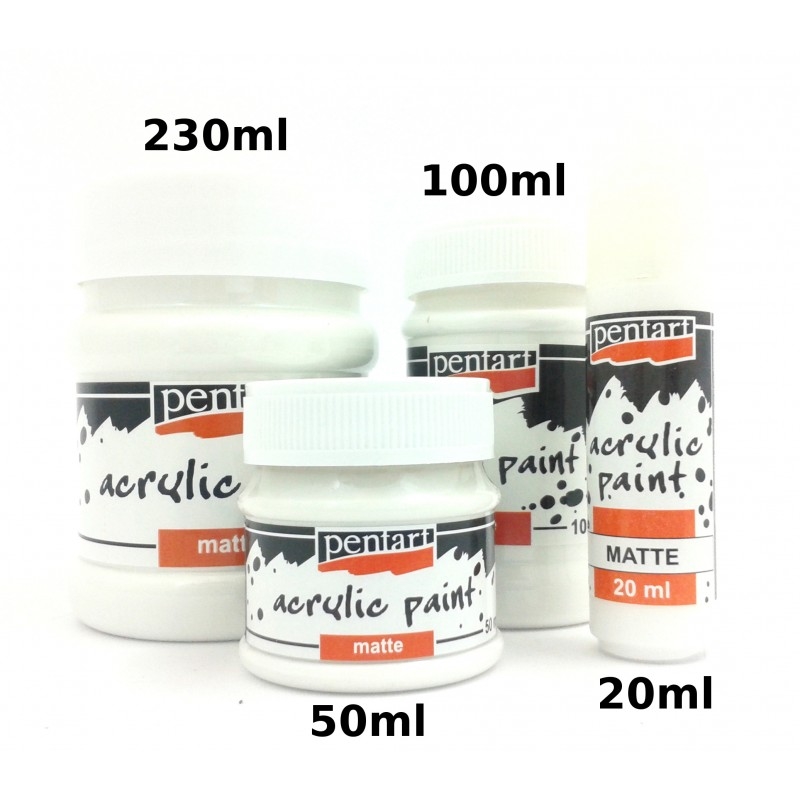 Farba akrylowa Pentart żółta 50ml